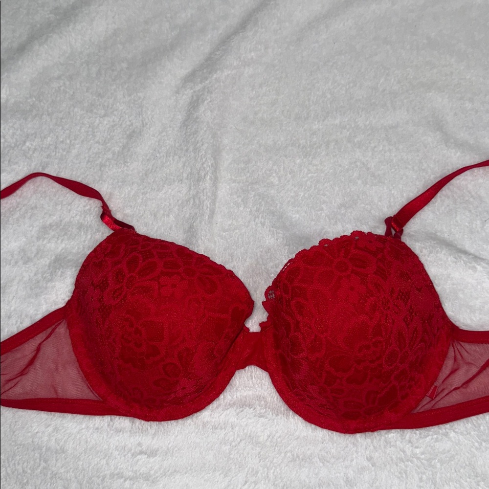Victoria's Secret Vibrant Red Bra